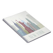 New York Skyline Notizblock (Rechte Seite)