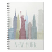 New York Skyline Notizblock (Vorderseite)