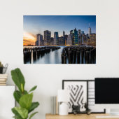 New York Skyline Poster (Heimbüro)