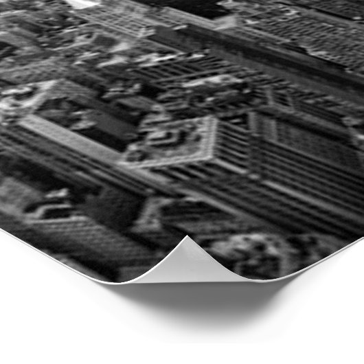 New York Skyline Poster (Ecke)