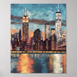 New York Skyline-Poster Poster