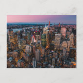 New York Skyline Postkarte (Vorderseite)