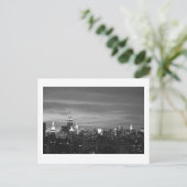 New York Skyline Postkarte (Stehend Vorderseite)