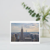New York Skyline Postkarte (Stehend Vorderseite)