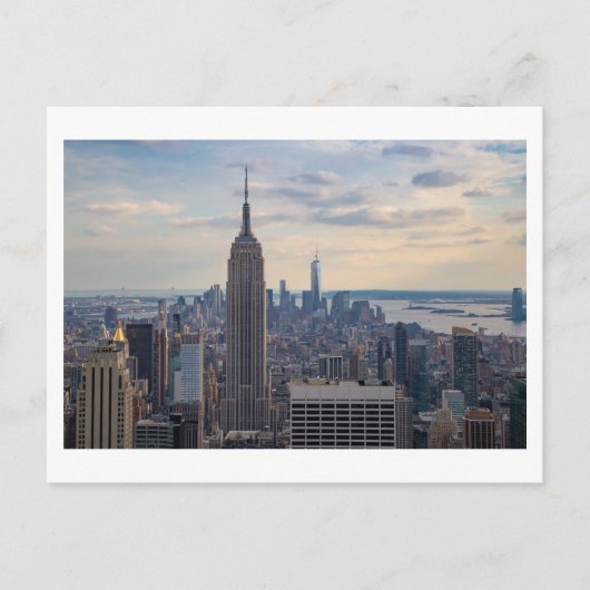 New York Skyline Postkarte (Vorderseite)