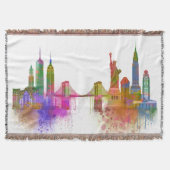 New York Skyline - Rainbow Decke (Vorderseite)