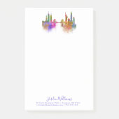 New York Skyline - Rainbow Post-it Klebezettel (Vorderseite)