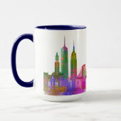New York Skyline - Rainbow Tasse (Links)