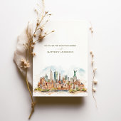 New York Skyline Rett-the-Date Einladung