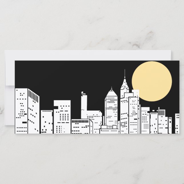 New York Skyline Silhouette (Vorderseite)