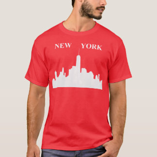 New York Skyline T - Shirt - Mens