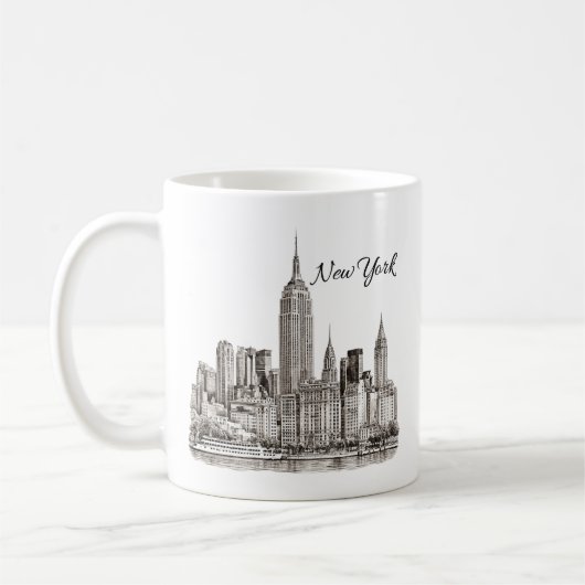 New York Skyline Tasse (Links)