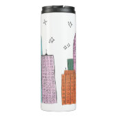 New York Skyline Thermal Tasse (Rückseite)