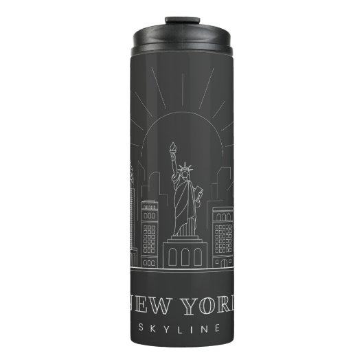 New York Skyline Thermal Tumbler Thermosbecher (Vorderseite)