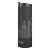 New York Skyline Thermal Tumbler Thermosbecher (Nach rechts gedreht)