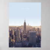 New York Skyline Travel Artwork Poster (Vorne)
