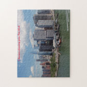 New York Skyline.Weihnachtsgrüße Puzzle (Vertikal)