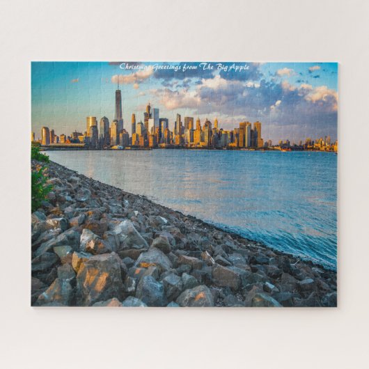New York Skyline.Weihnachtsgrüße Puzzle (Horizontal)