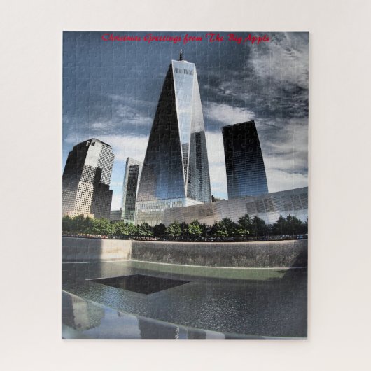 New York Skyline.Weihnachtsgrüße Puzzle (Vertikal)