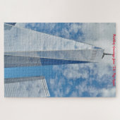 New York Skyscrapers.Christmas Greetings Jigsaw Pu Puzzle (Horizontal)