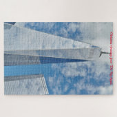 New York Skyscrapers.Christmas Greetings Jigsaw Pu Puzzle (Horizontal)