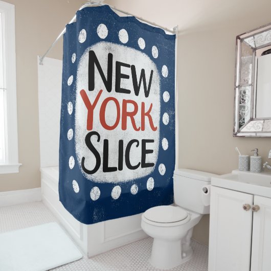 New York Slice Duschvorhang (Beispiel)