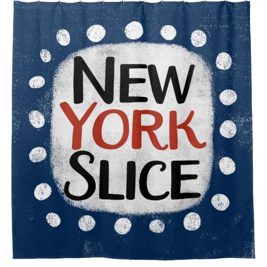 New York Slice Duschvorhang (Vorderseite)