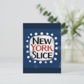 New York Slice Postcard Postkarte (Stehend Vorderseite)