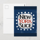 New York Slice Postcard Postkarte (Vorne/Hinten)