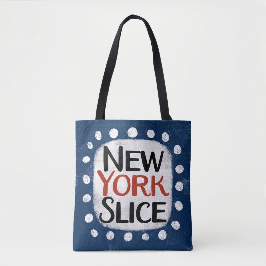 New York Slice Tote Bag Tasche (Vorderseite)