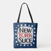 New York Slice Tote Bag Tasche (Rückseite)
