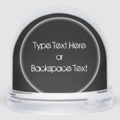 New York Snow Globe Cool Custom NYC Snowglobe Schneekugeln (Rückseite)