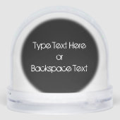 New York Snow Globe Cool Custom NYC Snowglobe Schneekugeln (Rückseite)