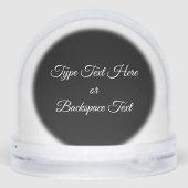 New York Snow Globe Custom NYC Empire Snowglobe Schneekugeln (Rückseite)