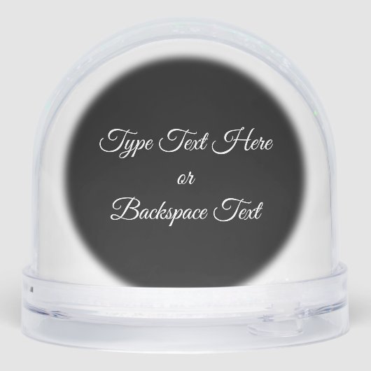 New York Snow Globe Custom NYC Empire Snowglobe Schneekugeln (Rückseite)