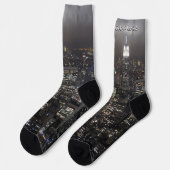 New York Socks NYC Souvenir Socks Custom Socken (Linkes Detail)