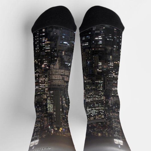 New York Socks NYC Souvenir Socks Custom Socken (Oben)