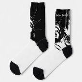 New York Socks Statue of Liberty NY Souvenir Socks Socken (Linkes Detail)