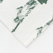 New York Souvenir Blanket Statue of Liberty Decor Fleecedecke (Ecke)