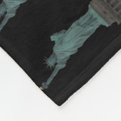 New York Souvenir Blanket Statue of Liberty Decor Fleecedecke (Ecke)