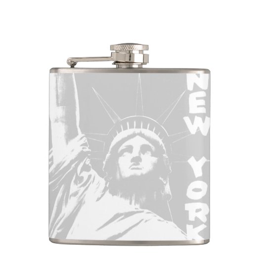 New York Souvenir Flask Statue of Liberty Flask Flachmann (Vorderseite)