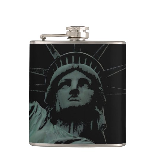 New York Souvenir Flask Statue of Liberty Flask Flachmann (Vorderseite)
