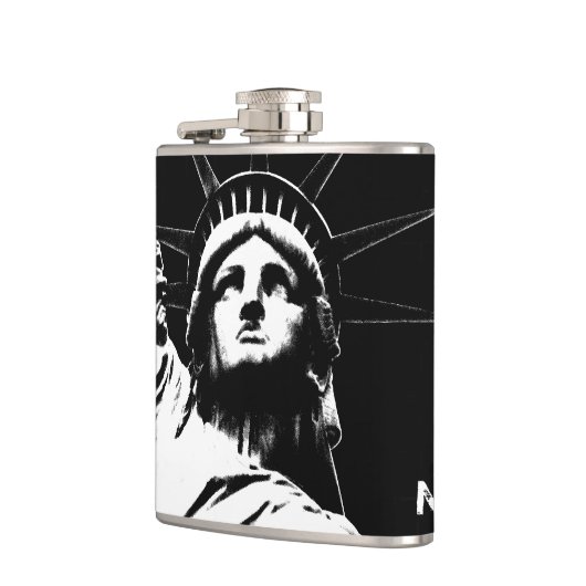 New York Souvenir Flask Statue of Liberty Flask Flachmann (Links)