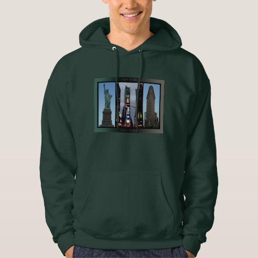 New York Souvenir Hooded Sweatshirt NY Hoodie (Vorderseite)