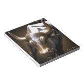 New York Souvenir Notepad Bull Statue Geschenke Notizblock (angewinkelt)