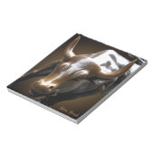 New York Souvenir Notepad Bull Statue Geschenke Notizblock (Rotiert)