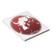 New York Souvenir Notepad Cool Bull Statue Notepad Notizblock (angewinkelt)