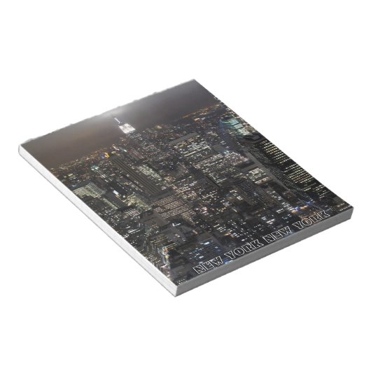 New York Souvenir Notepad Empire State Notepad Notizblock (angewinkelt)