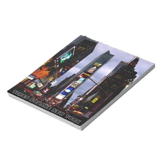 New York Souvenir Notepad NY Time Square Notepad Notizblock (Rotiert)