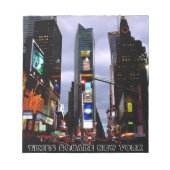 New York Souvenir Notepad NY Time Square Notepad Notizblock (Vorderseite)